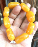 Natural Mexican Amber Beeswax Bracelet 19x13x31mm