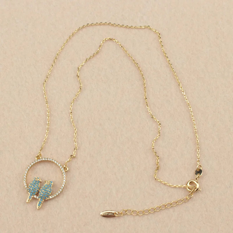 Birds Necklace Pendants Classical Jewelry for Woman for Party
