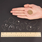 Nickel Kidney Ear Wires Lever Back Beading Hoop Earring Findings