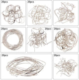 Nickel Kidney Ear Wires Lever Back Beading Hoop Earring Findings