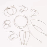 Nickel Kidney Ear Wires Lever Back Beading Hoop Earring Findings