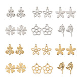 Butterfly Flower Dangle Pendants for DIY Jewelry Y2k Girls Necklace Earrings