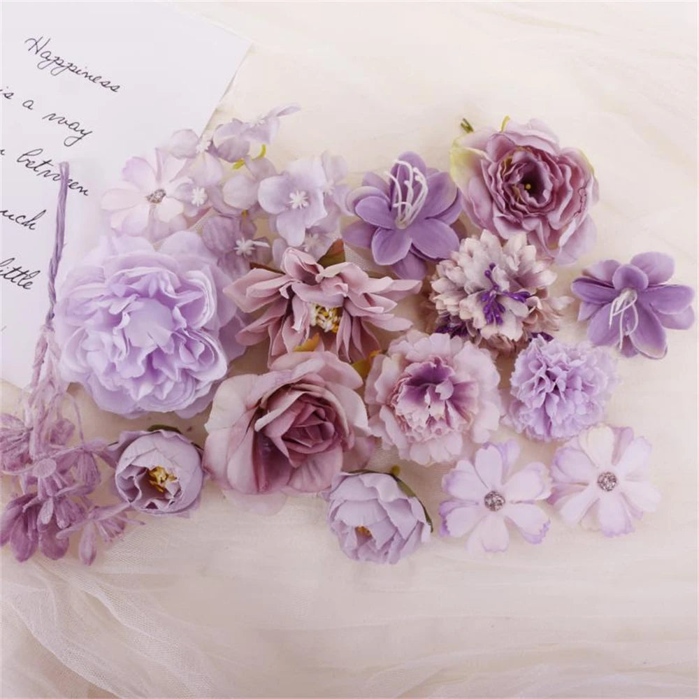 European Artificial Flower Head Home Wedding Decor