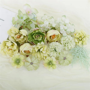 European Artificial Flower Head Home Wedding Decor
