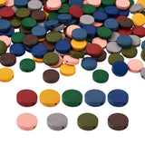 Round Wood Beads Mixed Natural Discs for Jewelry Making