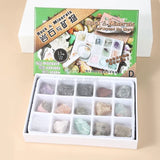 15Pcs Natural Rock Collection Rough Specimens Mixed Mineral Stones Reiki Healing