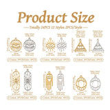 304 Stainless Steel Evil Eye Pendants for Jewelry Making