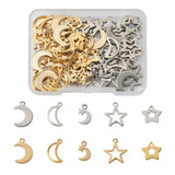 304 Stainless Steel Evil Eye Pendants for Jewelry Making