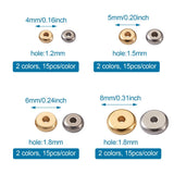 304 Stainless Steel Spacer Beads for DIY Bracelets