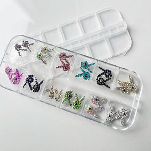 3D Rabbit Nail Art Charms Crystal Rhinestones Bunny Shape Manicure DIY