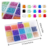 3mm/4mm Beads Set Glass Seed Acrylic Letter DIY Jewelry Making Bracelet Necklace