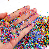 3mm/4mm Beads Set Glass Seed Acrylic Letter DIY Jewelry Making Bracelet Necklace