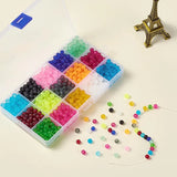 Frosted Round Glass Beads Mixed for Jewelry Making Bracelet Necklace