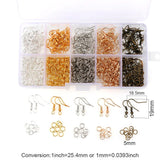 5color Silver K KC Ancient Green Metal Earring Hook/Jump Rings