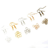 5color Silver K KC Ancient Green Metal Earring Hook/Jump Rings