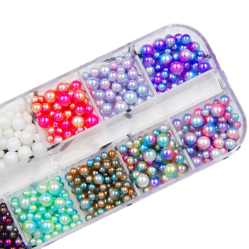ABS Pearl Mold Filling Tools Multicolored Beads UV Epoxy Resin Mold Filler
