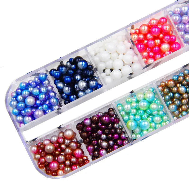 ABS Pearl Mold Filling Tools Multicolored Beads UV Epoxy Resin Mold Filler