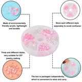 Mixed Acrylic Beads Spacer Transparent Rainbow Loose Beads DIY Bracelet Making