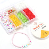 Acrylic Rice Beads Soft Pottery Christmas Pendant Set