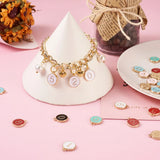 Enamel Charms with 26 Letters & 12 Constellations for Jewelry Making
