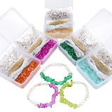 Glass Chips Letter Pearl Beads DIY Jewelry Making Kit