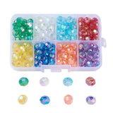 Colorful Transparent Acrylic Beads 4mm 6mm 8mm for DIY Jewelry Making