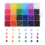 Colorful Transparent Acrylic Beads 4mm 6mm 8mm for DIY Jewelry Making