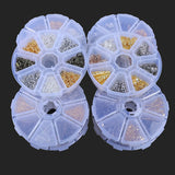 DIY Jewelry Findings Tools Set Jump Rings Lobster Clasps Earring Hooks Beads Kit