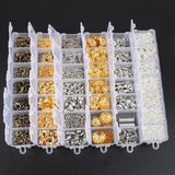 DIY Jewelry Findings Tools Set Jump Rings Lobster Clasps Earring Hooks Beads Kit