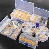 DIY Jewelry Findings Tools Set Jump Rings Lobster Clasps Earring Hooks Beads Kit