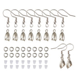 Earring Hooks Ice Pick Bails Jump Rings Ear Nuts DIY Jewelry Kit