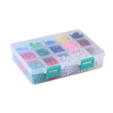 Eco-Friendly Polymer Clay Beads Acrylic Brass Spacer Beads 8x1.5mm
