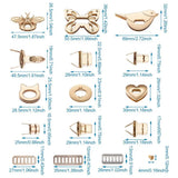 Zinc Alloy Metal Clasp Turn Lock Twist Lock for Leather Crafts