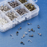 Iron Clamshell Bead Tips for Jewelry Making DIY 9x3mm