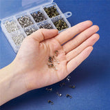 Iron Clamshell Bead Tips for Jewelry Making DIY 9x3mm