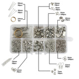 Jewelry Making Kit with Crimp End Clasps, Lobster Clasps, Jump Rings