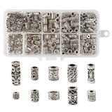 Metal Spacer Large Hole Beads Hair Beads Beard Crafts for Jewelry DIY Making
