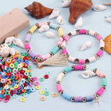 Polymer Clay Acrylic Jewelry Making Kit for DIY Bracelets & Necklaces