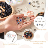 Mixed Gemstone Lampwork Beads DIY Kit