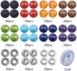 Natural Stone Beading Kit for DIY Chakra Jewelry
