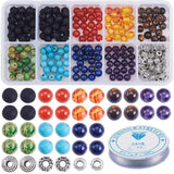 Natural Stone Beading Kit for DIY Chakra Jewelry