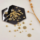 Mixed Shapes Metal Bead Spacers for Jewelry Making