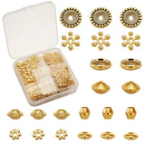 Mixed Shapes Metal Bead Spacers for Jewelry Making