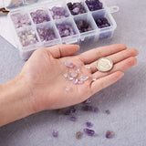 Natural Amethyst Chip Beads Gravel Stone Kit DIY Jewelry Making