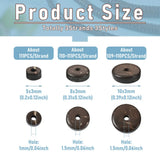 Natural Coconut Beads Flat Round Spacer 5mm 8mm 10mm