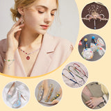 Stone Beads Jewelry Making Kit with Metal Findings and Elastic Thread