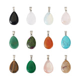 Natural Stone Pendants for Jewelry Making - Assorted Shapes