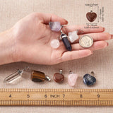 Mixed Stone Pendants Charms for DIY Necklace Bracelet