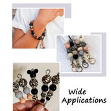 Leopard/Cow Print Wooden Beads for DIY Jewelry Making