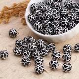 Leopard/Cow Print Wooden Beads for DIY Jewelry Making